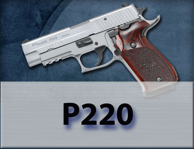 Sig Sauer P220 Gun.